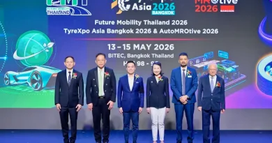 ไทยประกาศความพร้อมเป็นศูนย์กลางอุตสาหกรรมยานยนต์แห่งอนาคต งาน Future Mobility Thailand 2026 ผนึก TyreXpo Asia Bangkok และ AutoMROtive บนเวทีนานาชาติครั้งยิ่งใหญ่