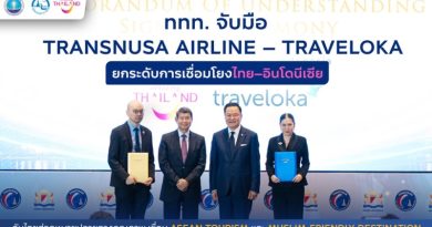ททท. จับมือ TransNusa Airline – Traveloka ยกระดับการเชื่อมโยงไทย–อินโดนีเซีย ดันไทยสู่จุดหมายปลายทางคุณภาพ เชื่อม Asean Tourism และ Muslim-Friendly Destination
